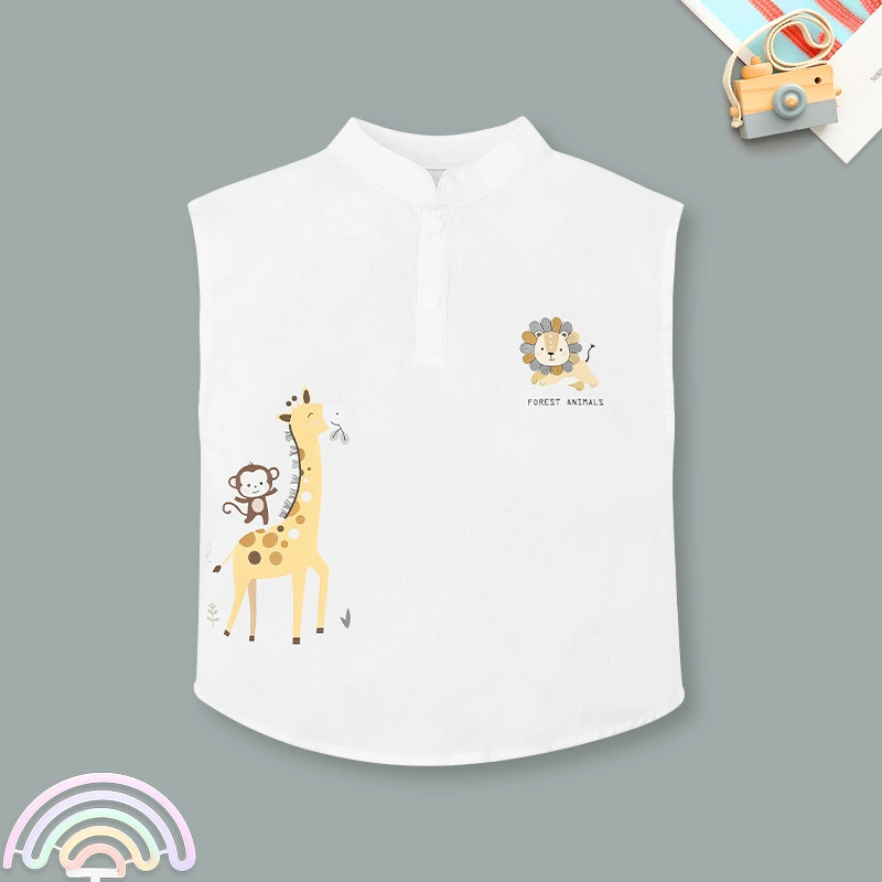 Bộ sát nách bé trai Ponykids quần bom màu vàng - nâu 18