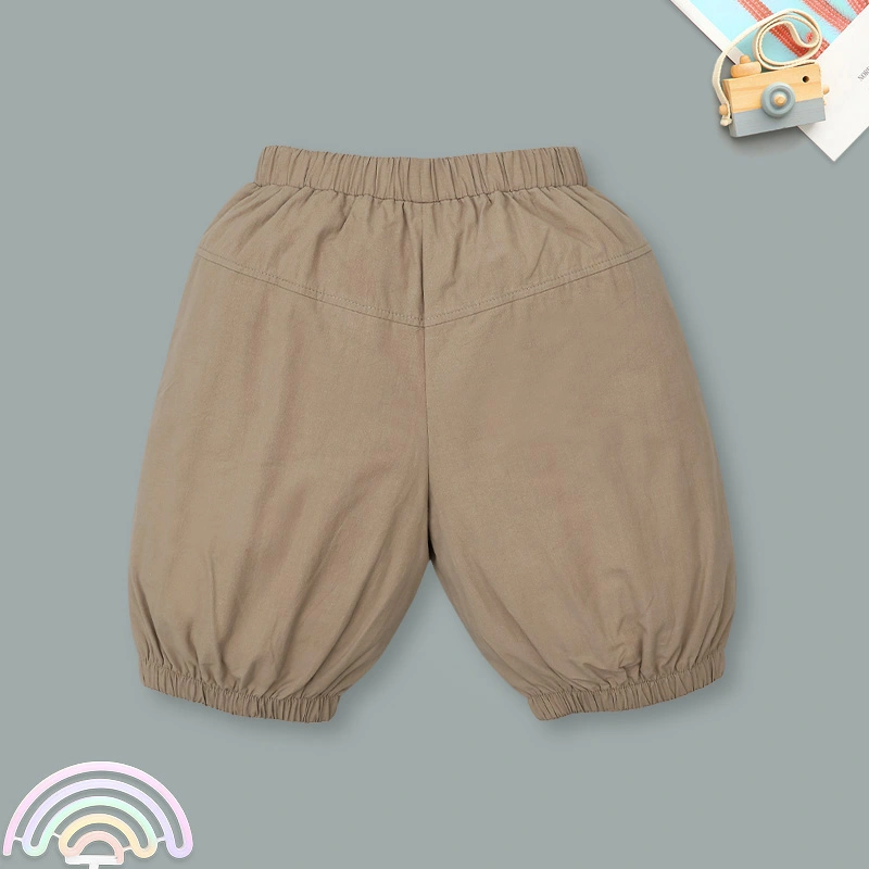 Bộ sát nách bé trai Ponykids quần bom màu vàng - nâu 12