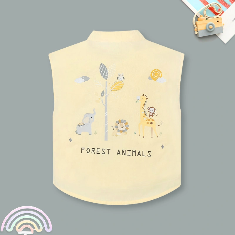 Bộ sát nách bé trai Ponykids quần bom màu vàng - nâu 3