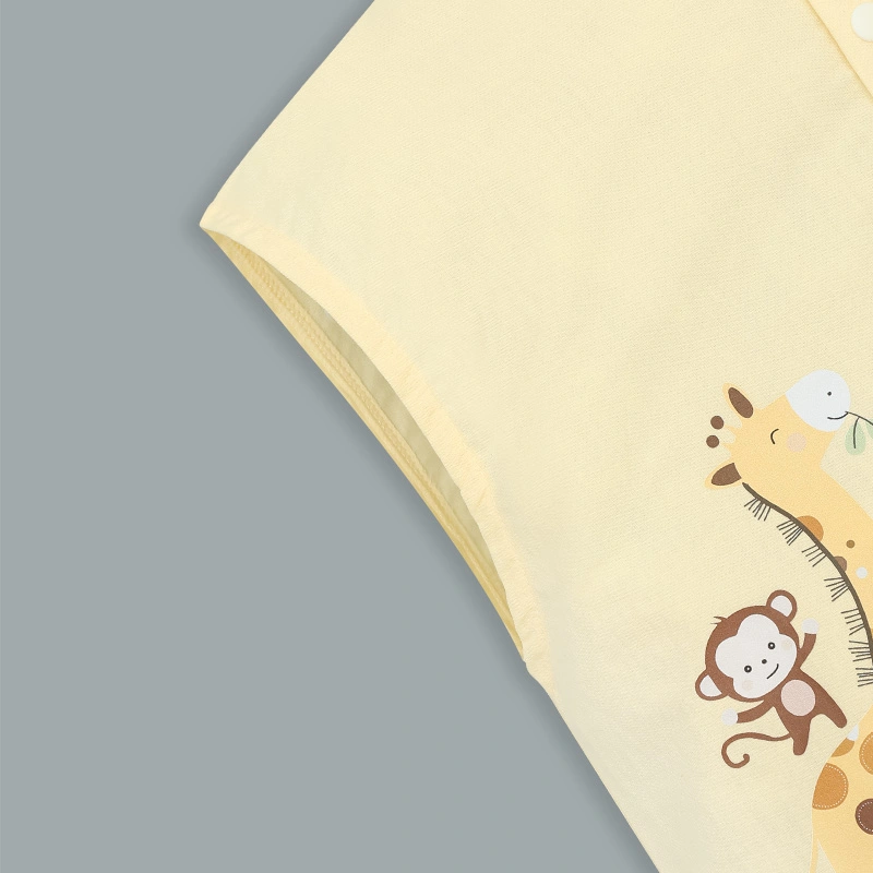 Bộ sát nách bé trai Ponykids quần bom màu vàng - nâu 5