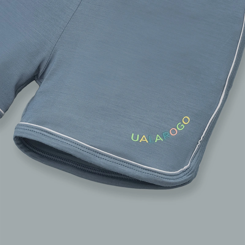 Bộ sát nách bé trai Ualarogo UR2192 màu be 24