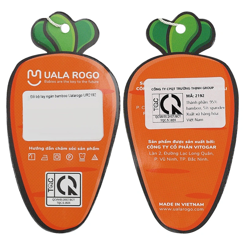 Bộ sát nách bé trai Ualarogo UR2192 màu be 38