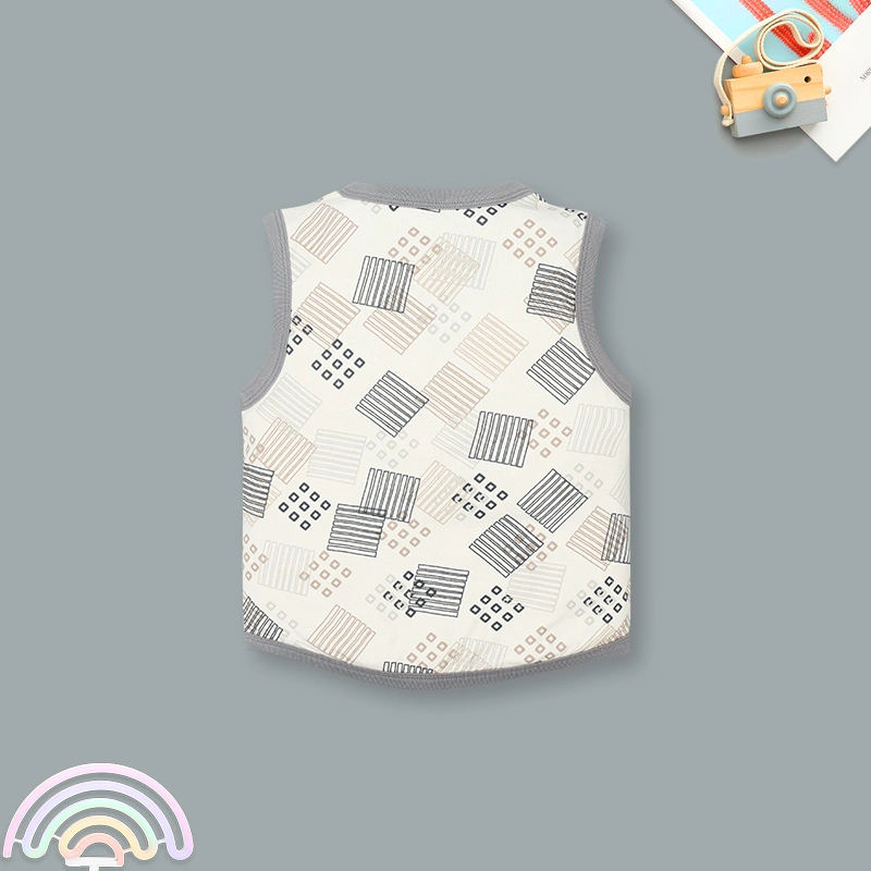 Bộ sát nách bé trai Ualarogo UR2218 màu xanh 21