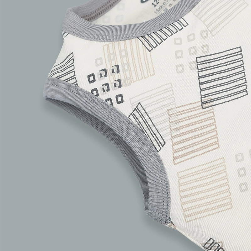 Bộ sát nách bé trai Ualarogo UR2218 màu xanh 23