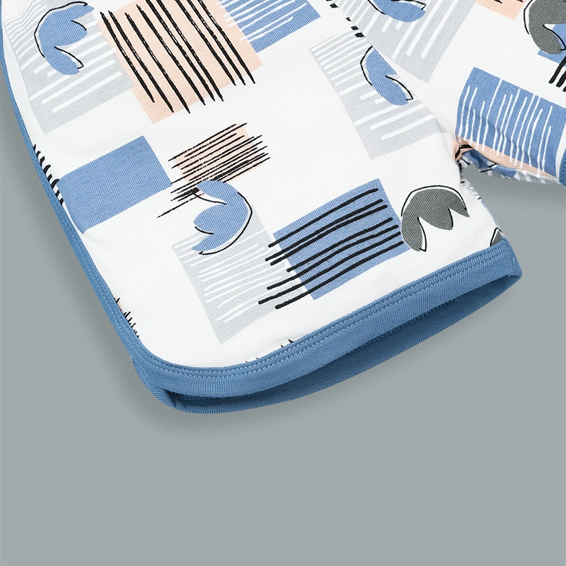 Bộ sát nách bé trai Ualarogo UR2218 màu xanh 8