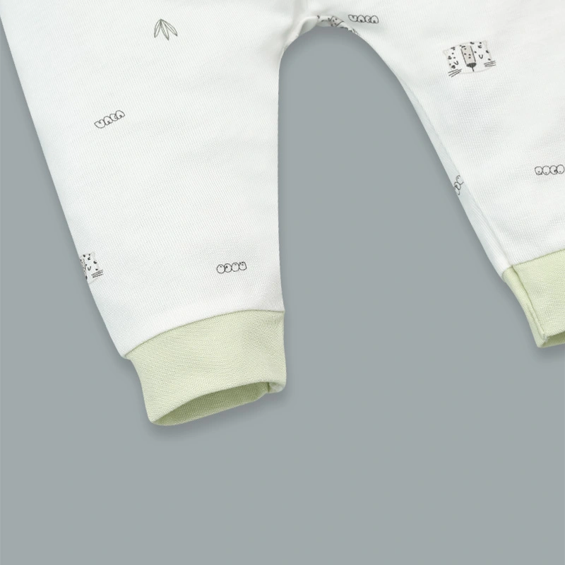 Bộ tay dài cài chéo Ualarogo UR028 hình kẻ ngang 25