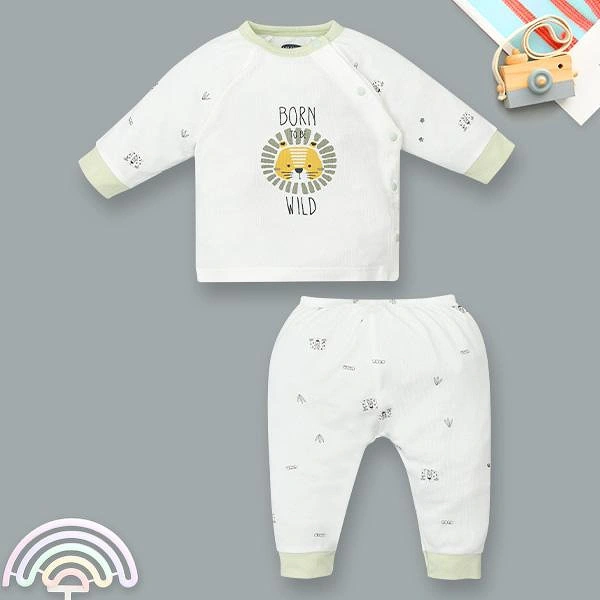 Bộ tay dài unisex Ualarogo bamboo hổ