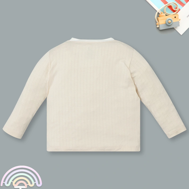 Bộ tay dài La Pomme vũ trụ vui nhộn màu vàng 18