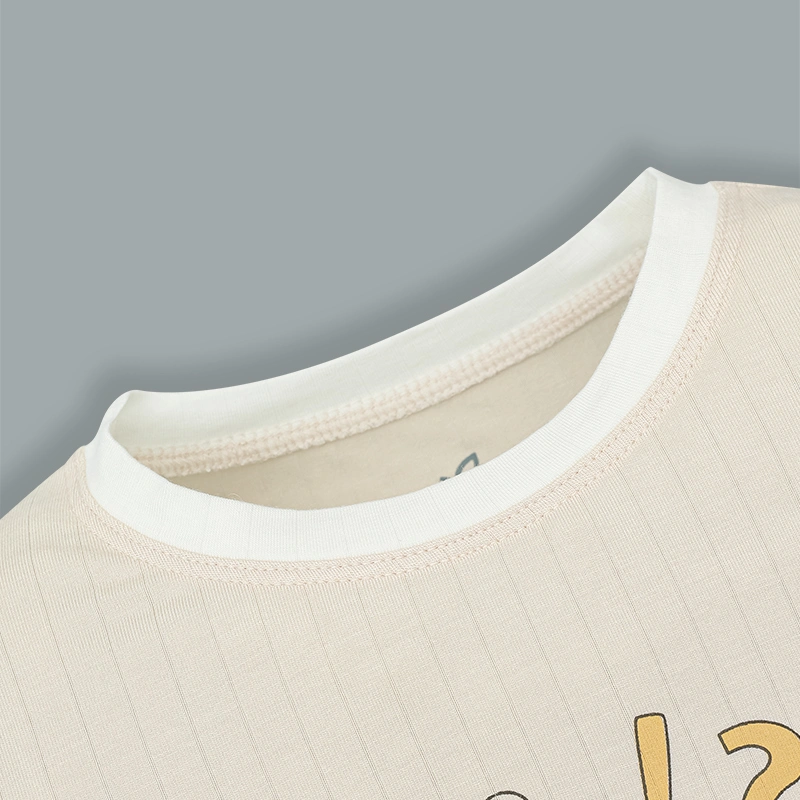 Bộ tay dài La Pomme vũ trụ vui nhộn màu vàng 19