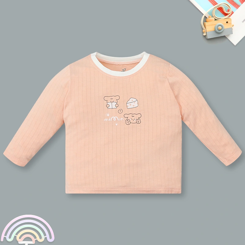 Bộ tay dài La Pomme vũ trụ vui nhộn màu vàng 31