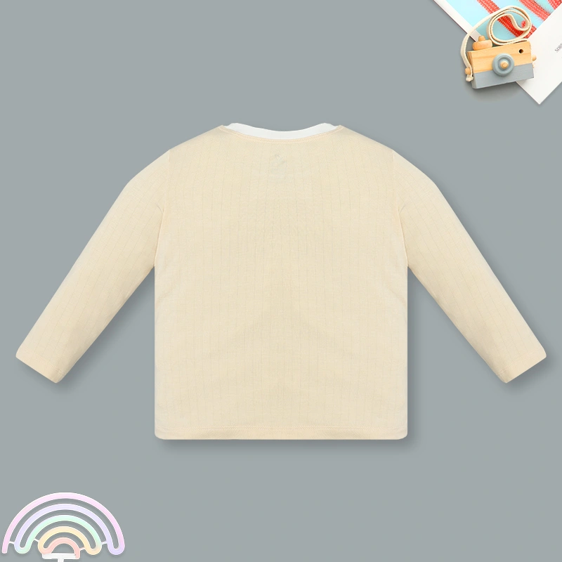 Bộ tay dài La Pomme vũ trụ vui nhộn màu vàng 6