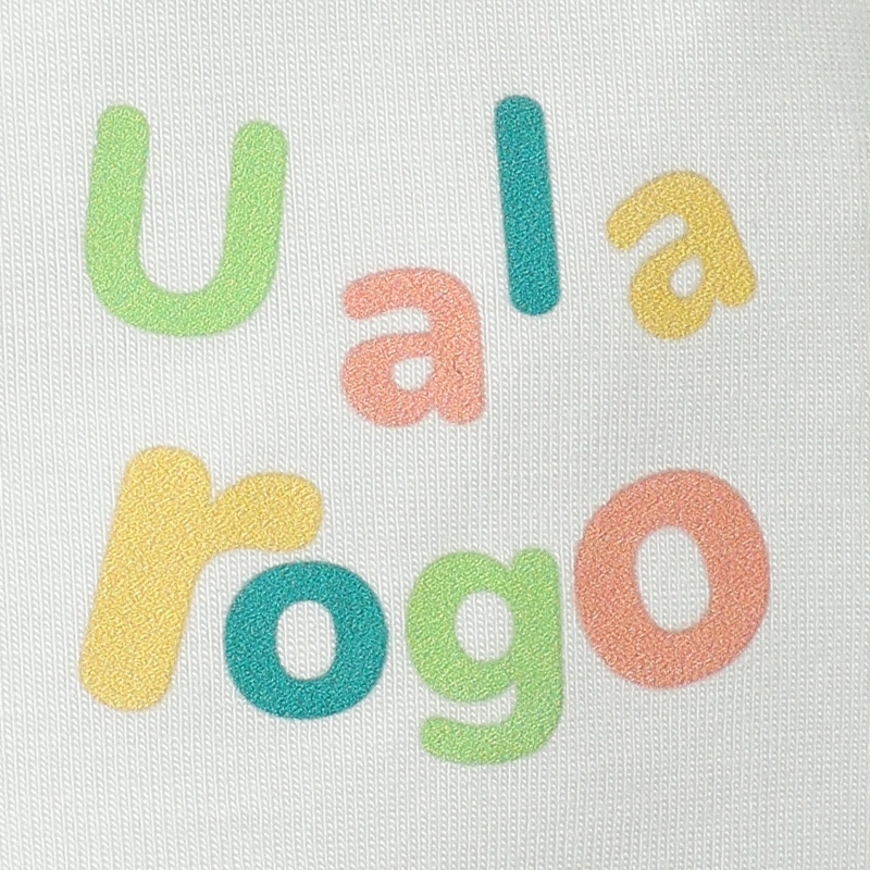 Bộ tay ngắn bé gái hình thỏ Ualarogo UR2190 màu hồng 8