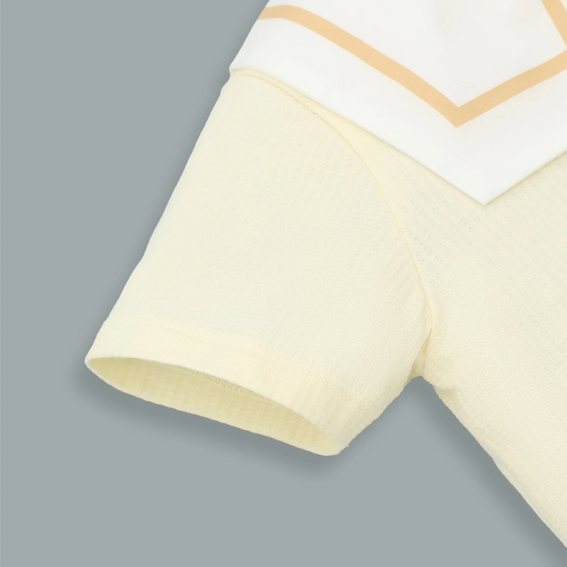 Bộ tay ngắn bé gái La Pomme niềm vui mùa hè màu vàng - nâu 5