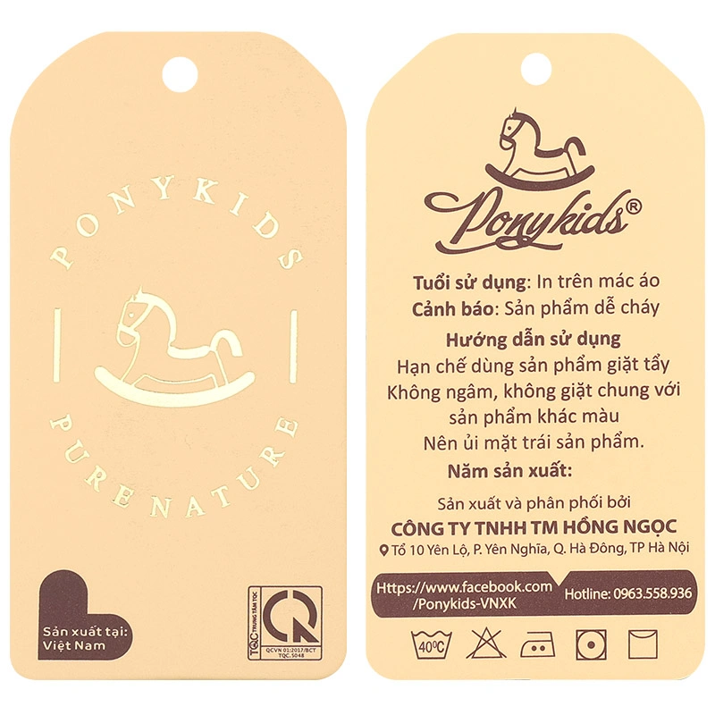 Bộ tay ngắn bé trai Pony Kids phối khăn màu trắng - nâu 15