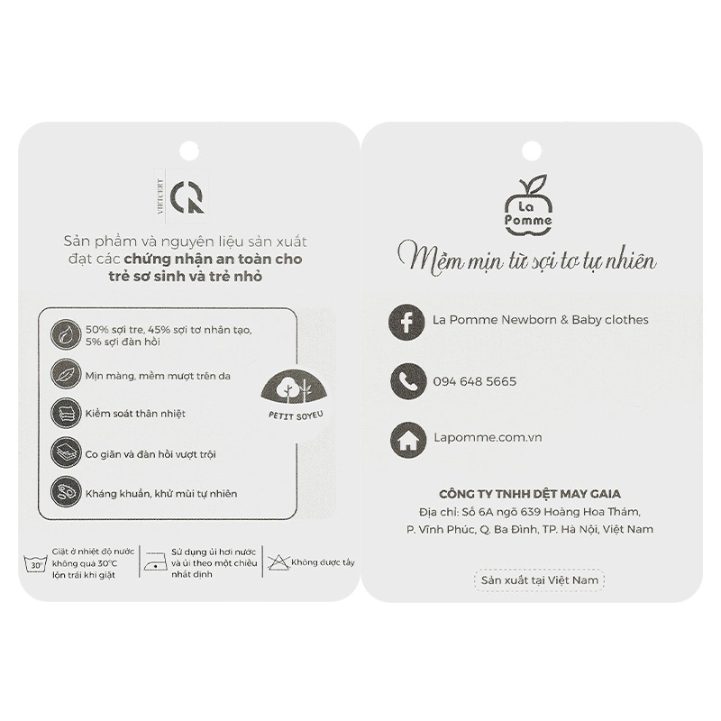 Bộ tay ngắn La Pomme người bạn puppy màu vàng kem 24