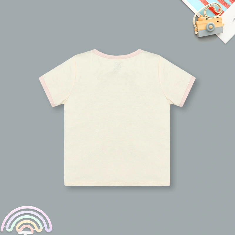 Bộ tay ngắn La Pomme người bạn puppy màu vàng kem 6