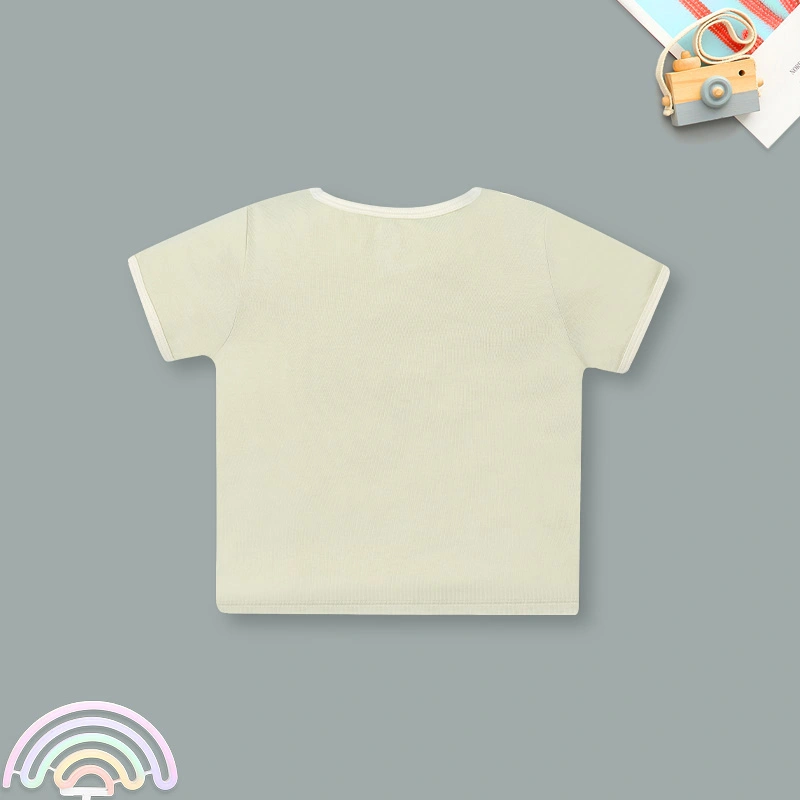 Bộ tay ngắn La Pomme người bạn puppy màu vàng kem 41