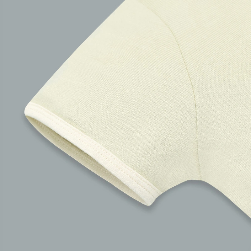 Bộ tay ngắn La Pomme người bạn puppy màu vàng kem 43