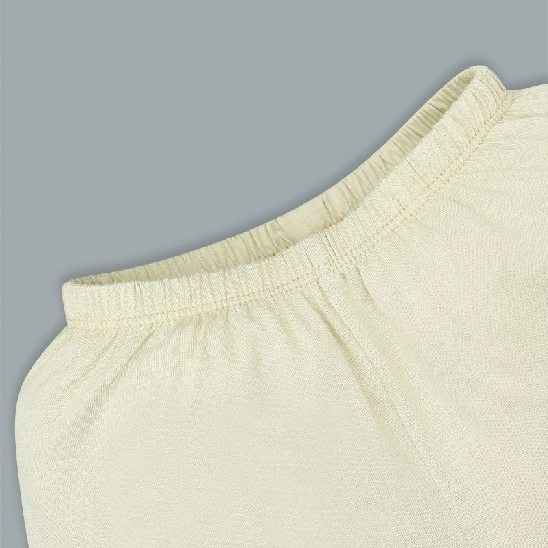 Bộ tay ngắn La Pomme người bạn puppy màu vàng kem 47