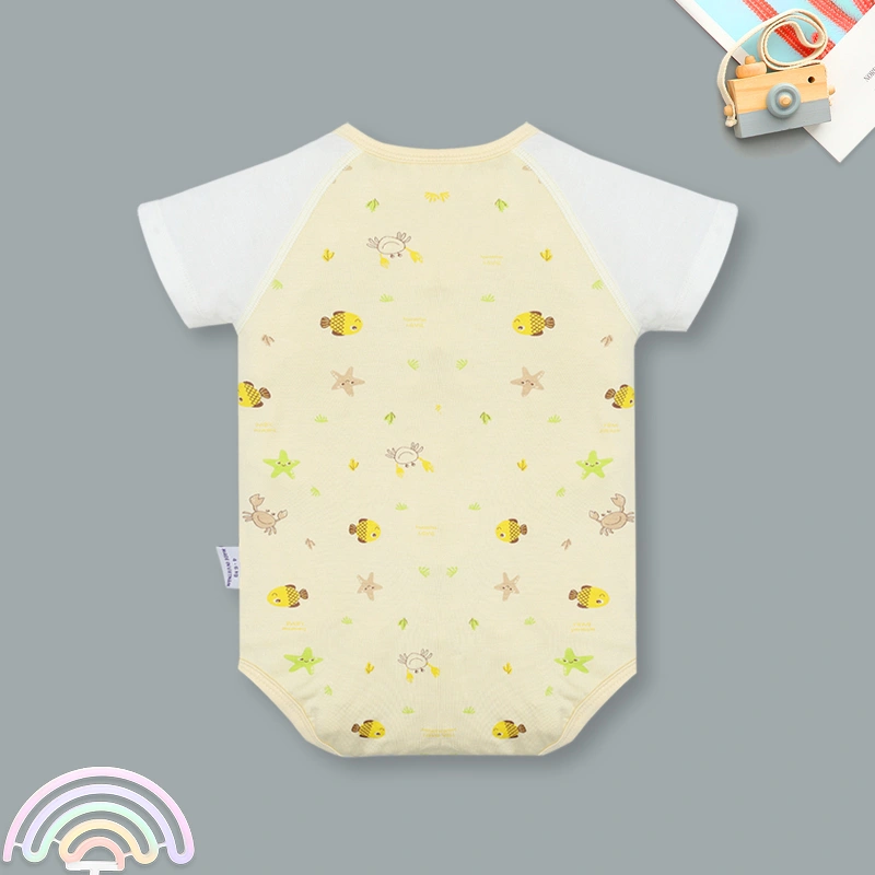 Bodysuit tay ngắn chip hoạ tiết BabyMommy 181025 màu hồng - Họa tiết ngẫu nhiên 10