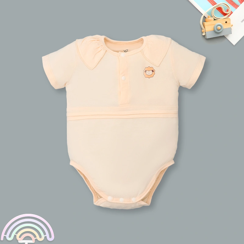 Bodysuit tay ngắn La Pomme giấc mơ mùa hè màu xanh 4