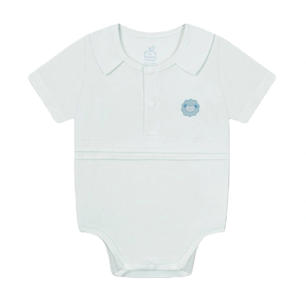 Bodysuit unisex La Pomme sợi tre xanh