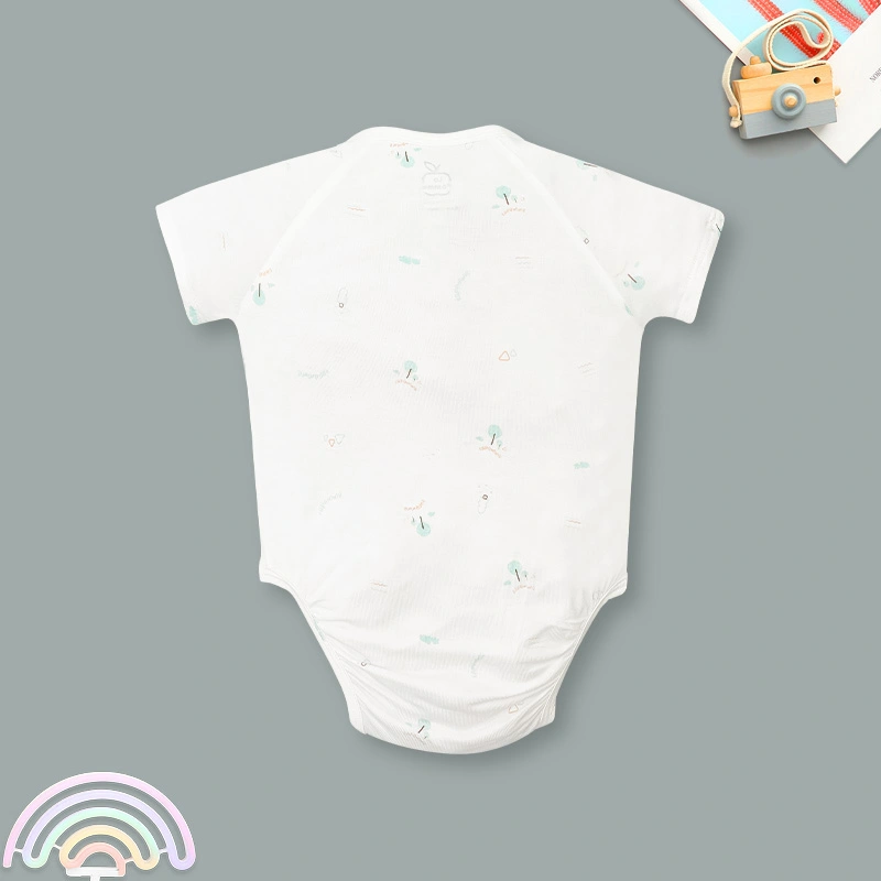 Bodysuit tay ngắn La Pomme mềm mịn đón con yêu màu hồng 5