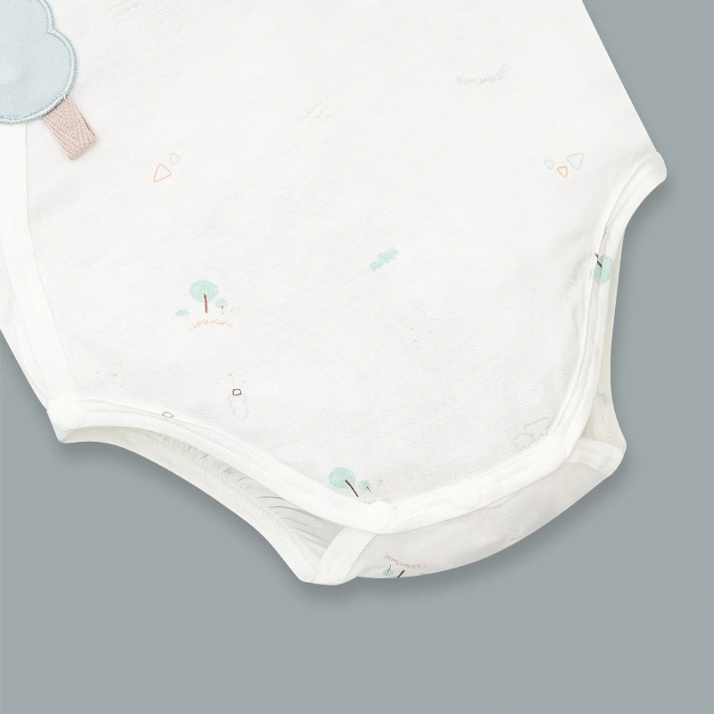 Bodysuit tay ngắn La Pomme mềm mịn đón con yêu màu hồng 8