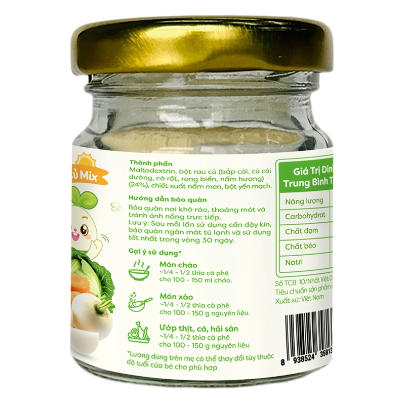 Bột nêm Anpaso cà rốt hũ 60g - Giao bao bì ngẫu nhiên 17