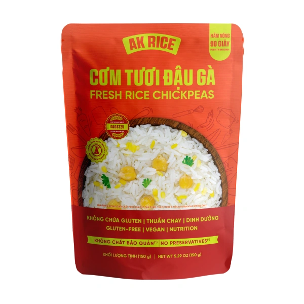 Cơm tươi AK RICE đậu gà