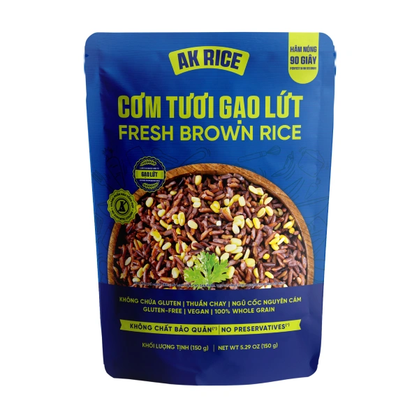 Cơm tươi AK RICE gạo lứt