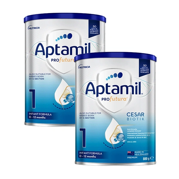 Combo 2 sữa bột Aptamil Profutura Cesarbiotik số 1 - Giao bao bì ngẫu nhiên