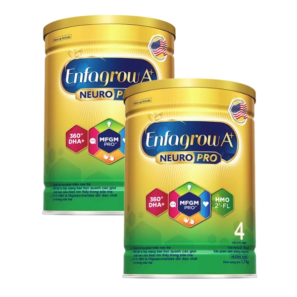 Combo 2 sữa bột Enfagrow A+ Neuropro số 4