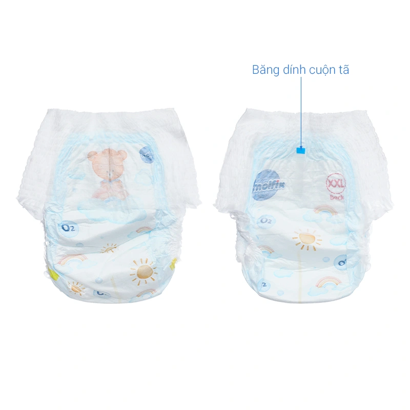 Tã quần Molfix Oxy size XXL 56 miếng (15 - 25 kg) 6