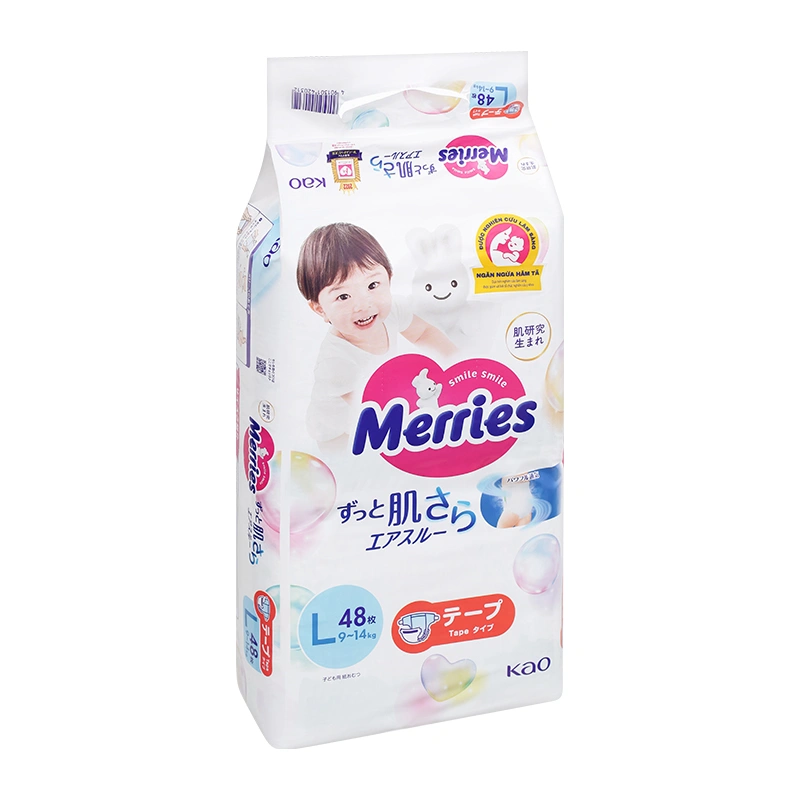 Tã dán Merries size L 48 miếng (9 - 14 kg) - Mẫu mới 3