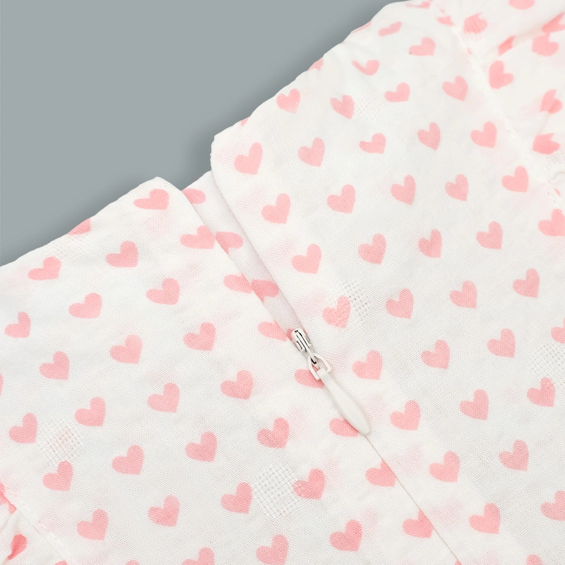 Đầm bé gái Rabity 950.105 màu hồng 6