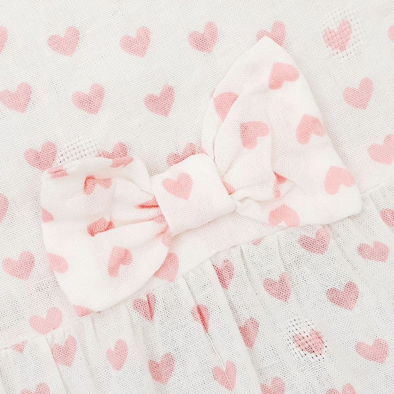 Đầm bé gái Rabity 950.105 màu hồng 7