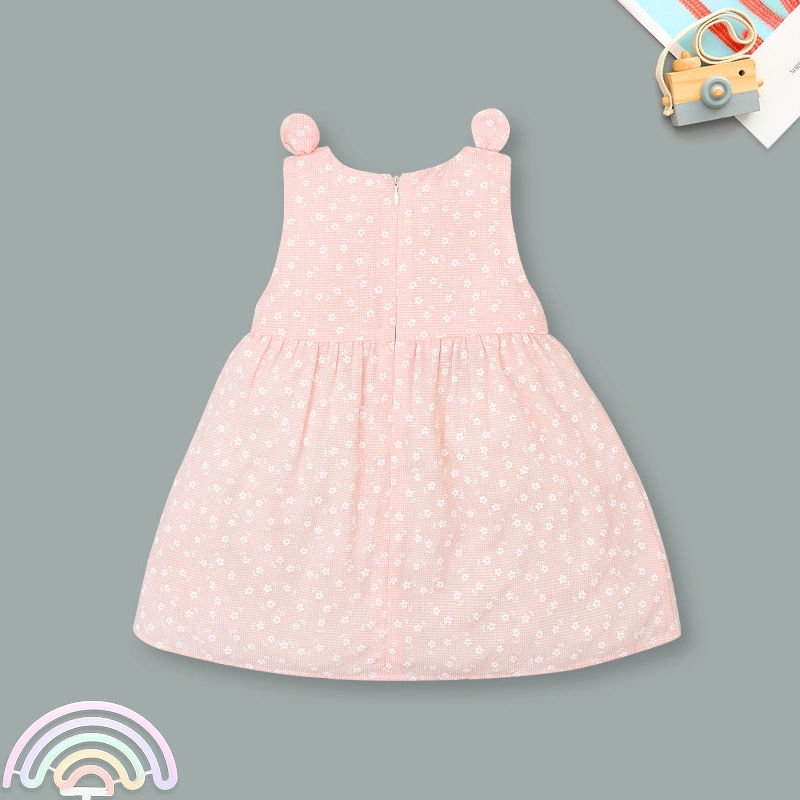 Đầm bé gái Rabity 952.055 màu hồng 2