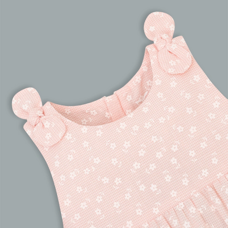 Đầm bé gái Rabity 952.055 màu hồng 3