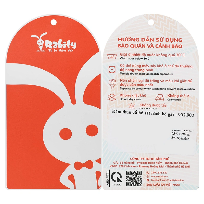 Đầm bé gái Rabity 952.902 màu vàng 9