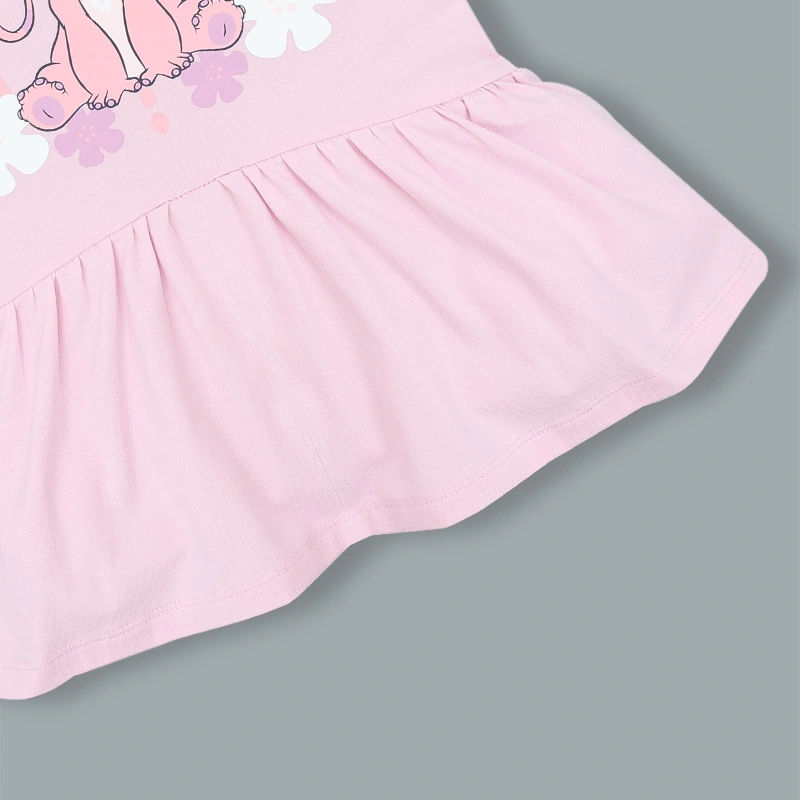 Đầm bé gái Rabity 550.106 màu hồng 5