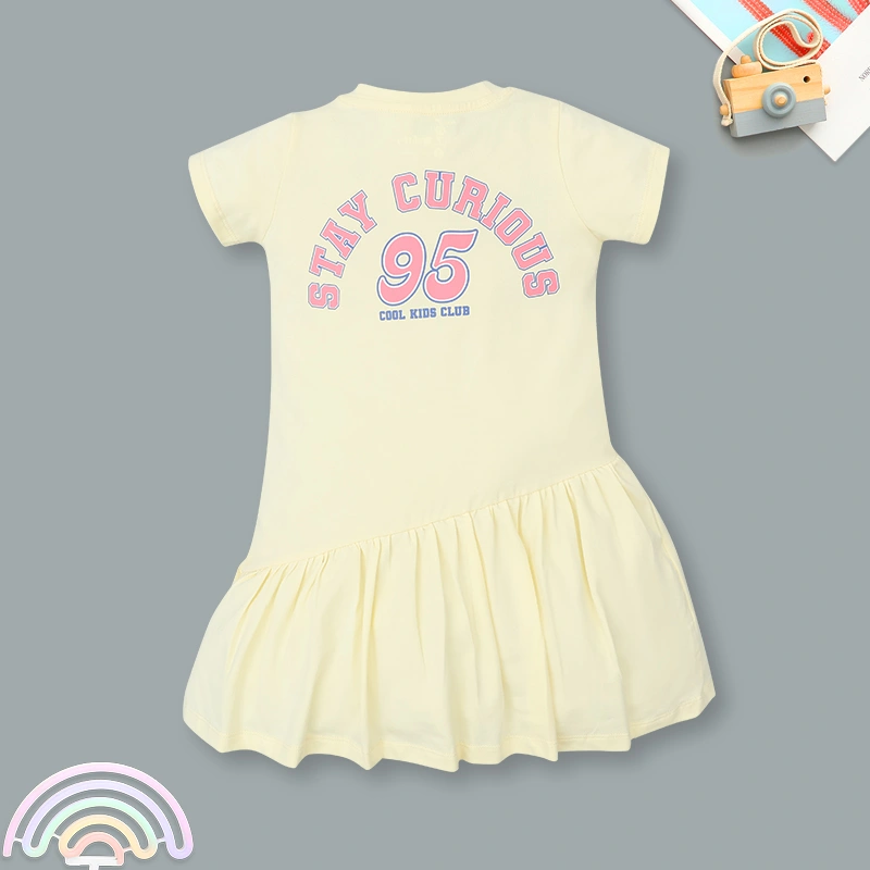 Đầm bé gái Rabity 950.097 màu hồng 10