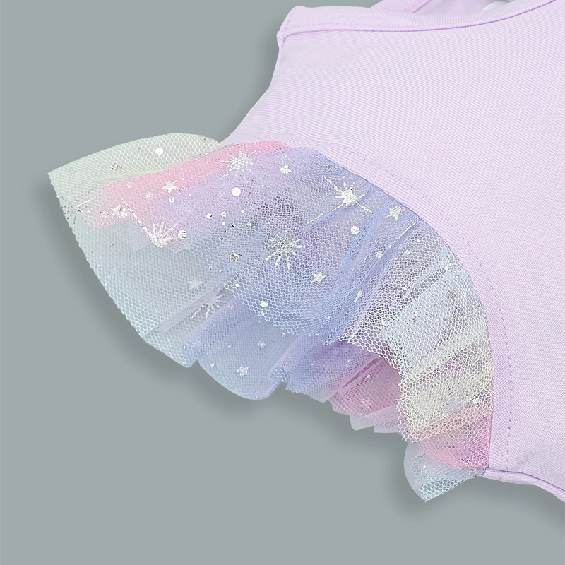 Đầm bé gái Rabity 550.117 màu tím nhạt 4