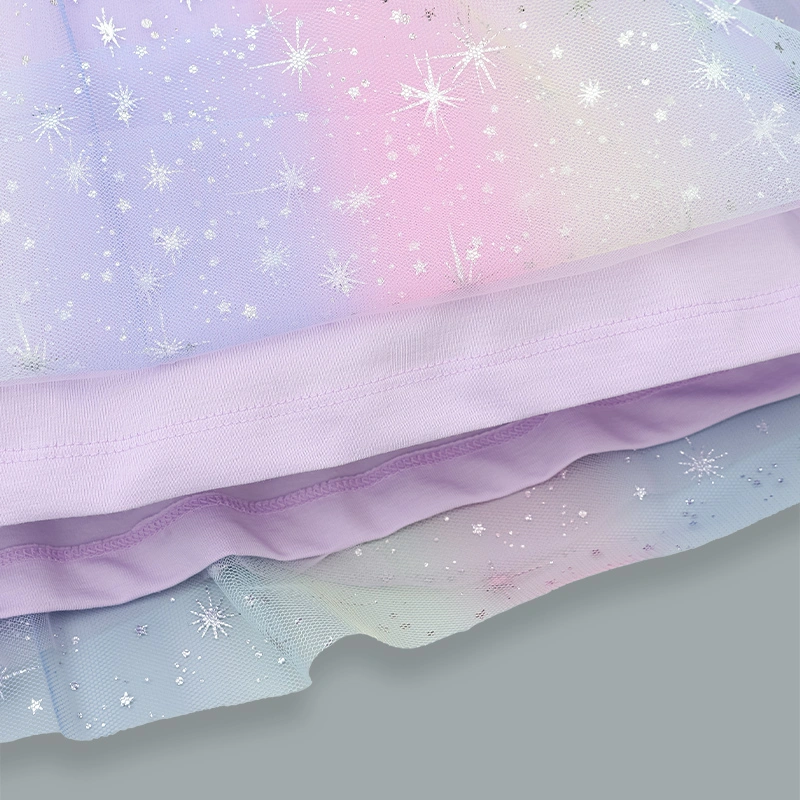 Đầm bé gái Rabity 550.117 màu tím nhạt 6