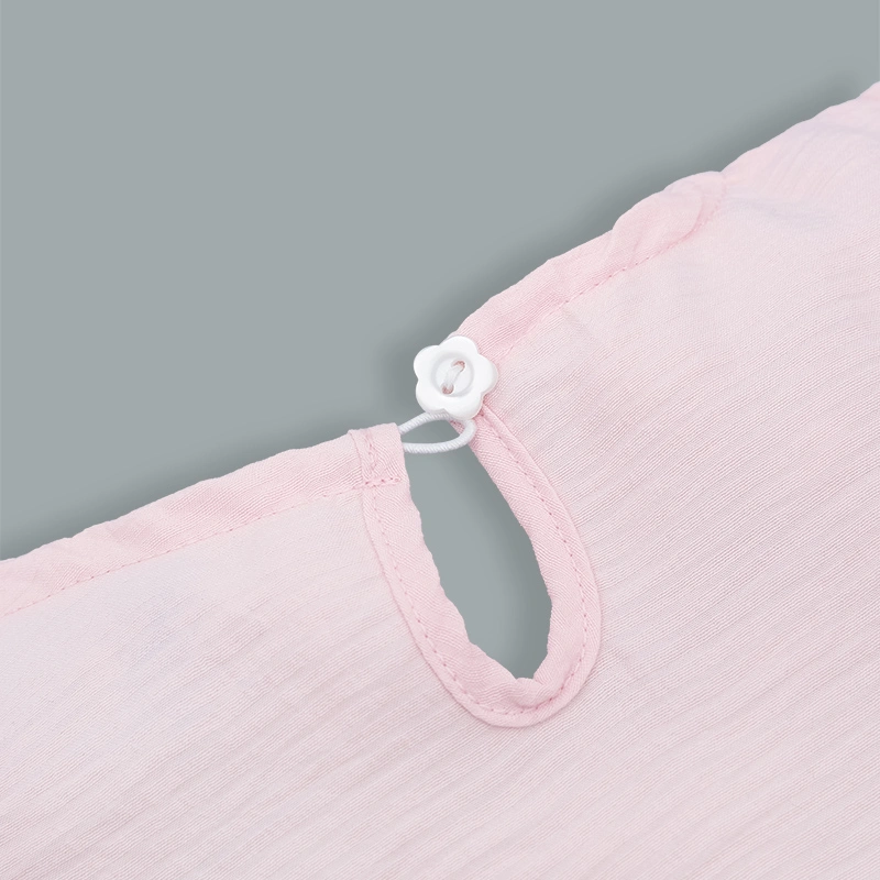 Đồ bộ sát nách bé gái Pony Kids quần bèo gấu màu hồng 7