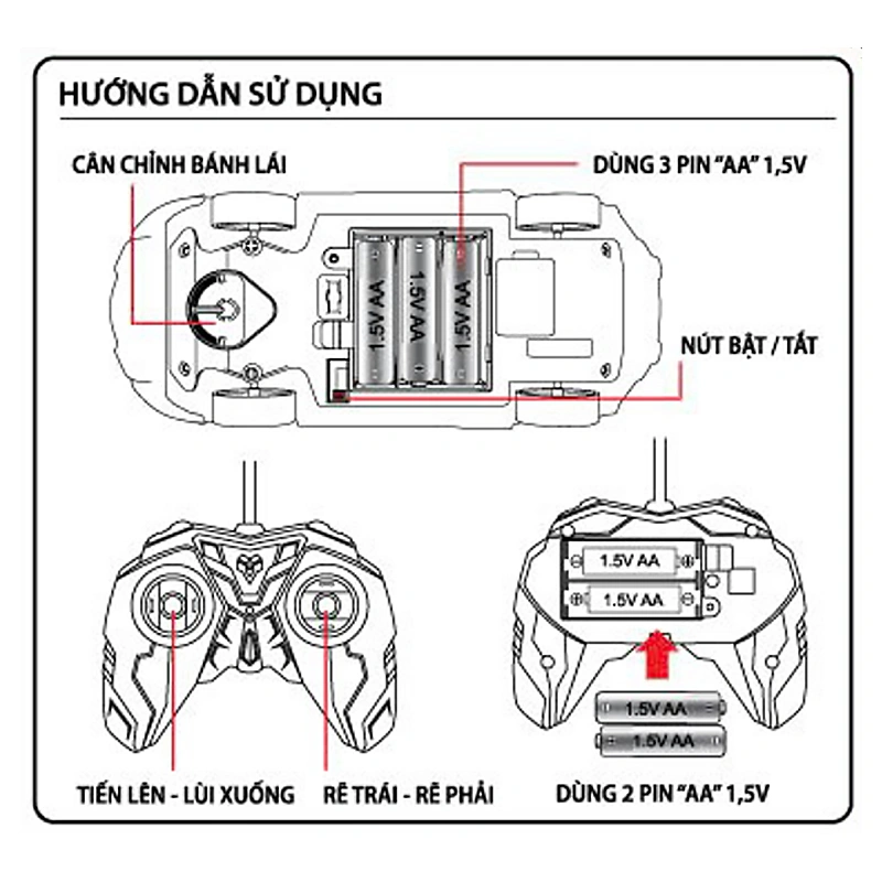 Đồ chơi điều khiển siêu xe Veyron Siêu Sao Winka DK81205 5