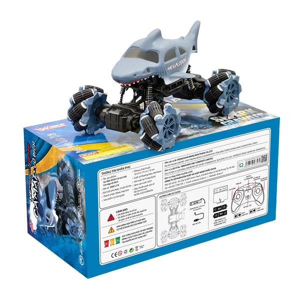 Đồ chơi điều khiển xe 2.4G Cá Mập vô địch Winka DK81274