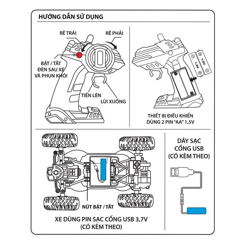 Đồ chơi điều khiển xe giáp thần vượt núi Winka DK81196 - Giao màu ngẫu nhiên 6