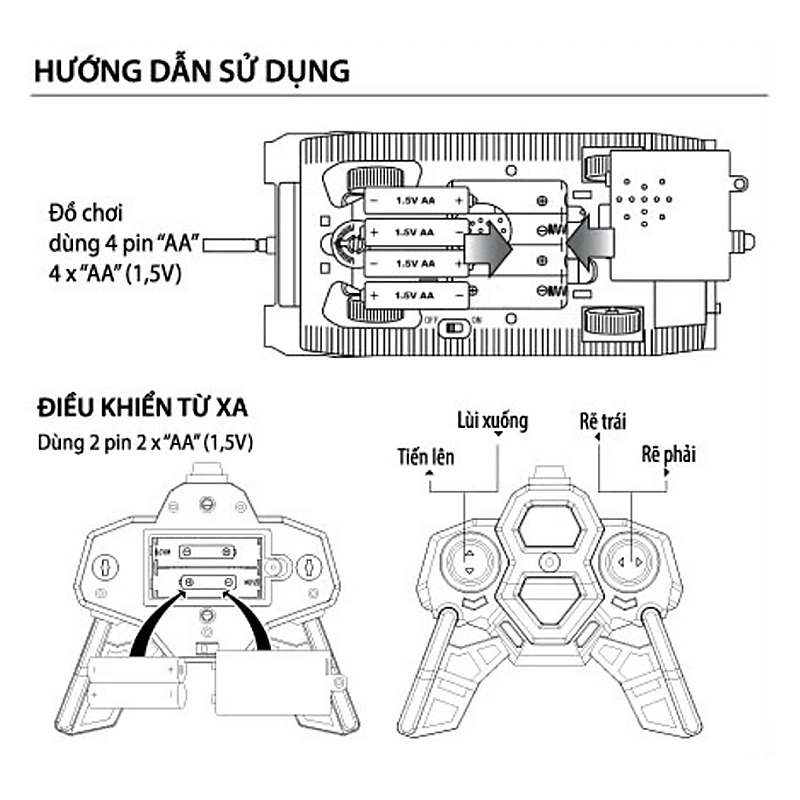 Đồ chơi điều khiển xe tăng Vua chiến trường Winka DK81327 5