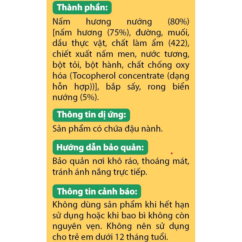Gia vị rắc cơm IKIRO vị tôm nướng bơ tỏi 27g (từ 1 tuổi) 14
